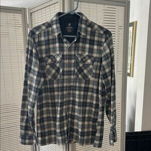 Kuhl Blue Checkered Shirt